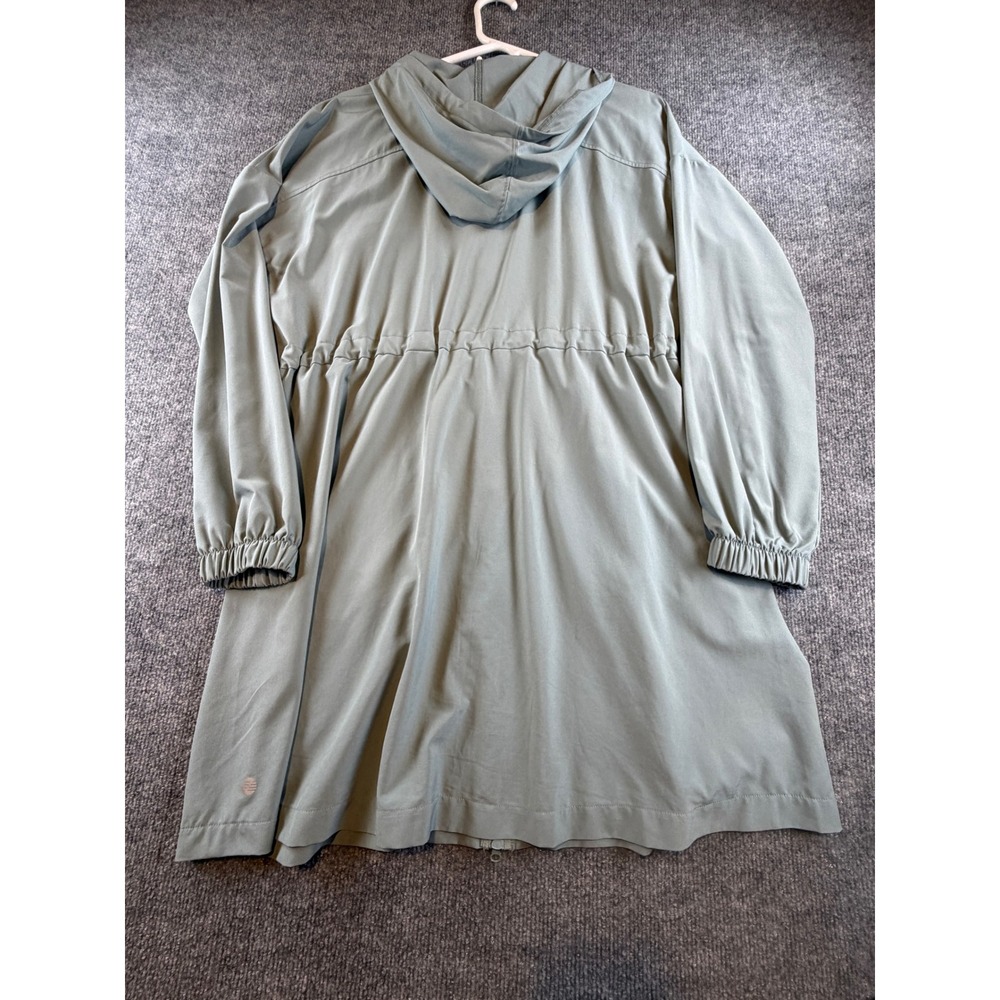 Z by Zella Sage Green 2 Piece Set Long Zip Jacket and Cargo Pants Small - Picture 5 of 10